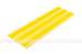 Лента тактильная направляющая, ВхШ 4х180, материал-ПВХ, 3 желтые полосы на желтой основе, самоклеяща
