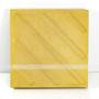 Плитка тактильная (смена направления движения, диагональ), 35х300х300, бетон, жёлтая, 2 категории