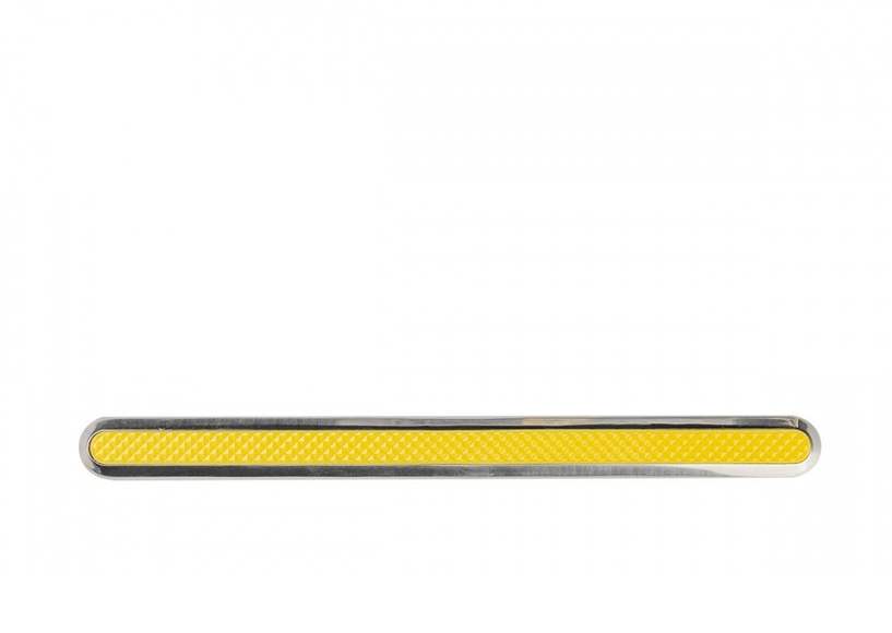 Тактильный индикатор комбинированный, цвет желтый, 290x25x5 I-0(AISI304-PL)