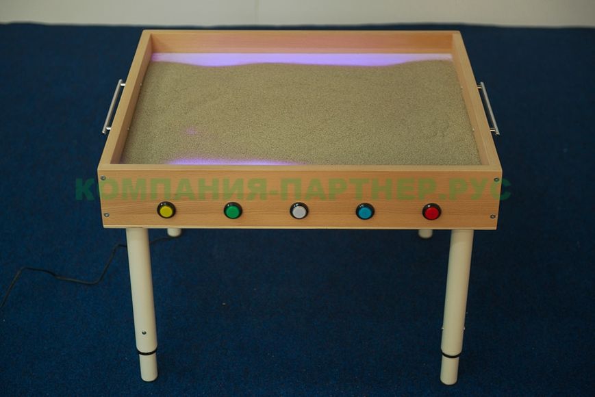 Световой стол из фанеры для рисования песком (песок в комплект не входит), W70 L63 H63