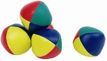 Мячики для жонглирования, 3 шт., 50 г, 55 мм