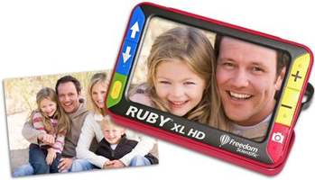 Электронный ручной видео-увеличитель (ЭРВУ) "RUBY XL HD"RUBY® XL HD, 2,0x — 14x