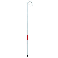 Трость  металлическая (алюминиевый сплав) для слепых (тактильная, с ручкой типа "Клюка" L = 120 см)