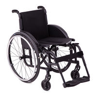 Кресло-коляска инвалидная Progeo Active Desing Exell Vario (45 см, цвет рамы чёрный)