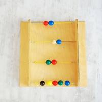 Тактильно-развивающая панель с текстурами «Цветные шарики»