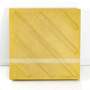 Плитка тактильная (смена направления движения, диагональ), 35х300х300, бетон, жёлтый
