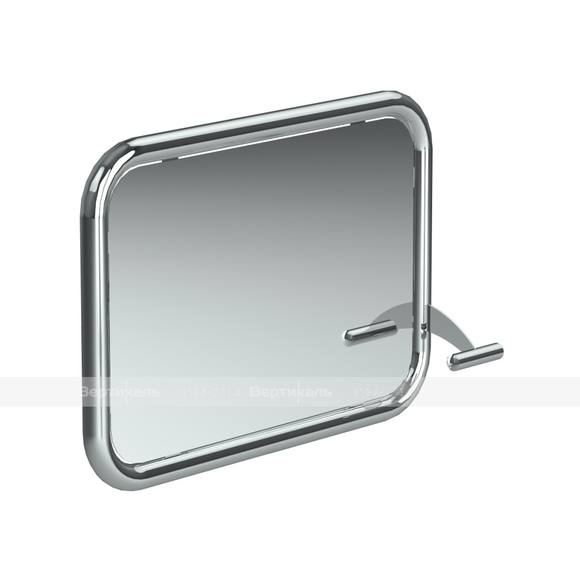 Зеркало поворотное, для МГН, травмобезопасное, нержавеющая сталь, 500x700 мм