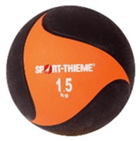 Набивной мяч из резины (медицинский), 1,5 кг, d - 19,5 см