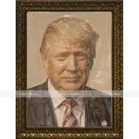 Портрет 3D Президент США Дональд Трамп., тактильный
