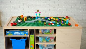 Игровой многофункциональный стол «STEM», 126х88x58, см