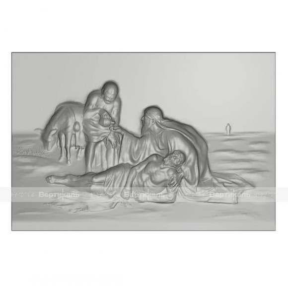 Картина 3D «Милосердный самарянин», тактильная