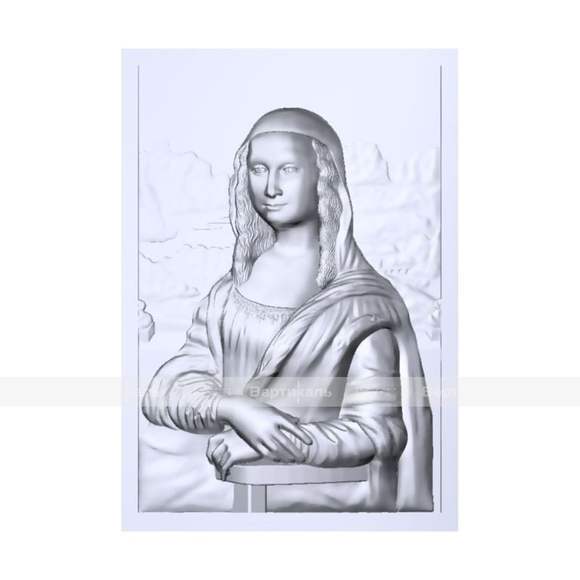 Картина 3D «Мона Лиза», тактильная