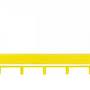 Полоса тактильная со штифтом, рифление-насечка, 290x30x25, H5 мм, I-20 мм, ПУ, желтый (направление д