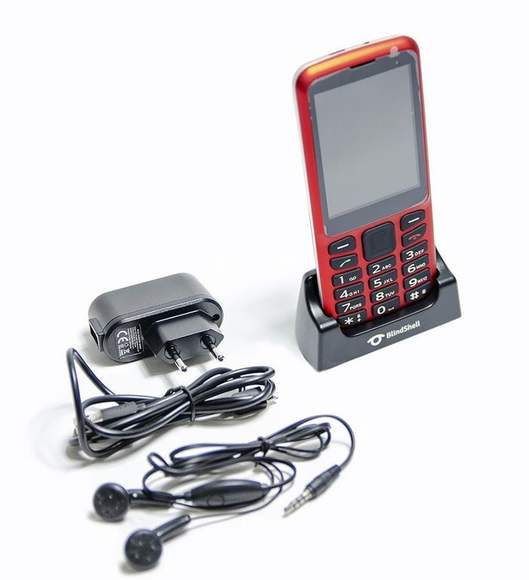 Телефон Для Незрячих Blindshell Classic Красный