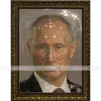 Портрет 3D Президент РФ Путин В.В., тактильный