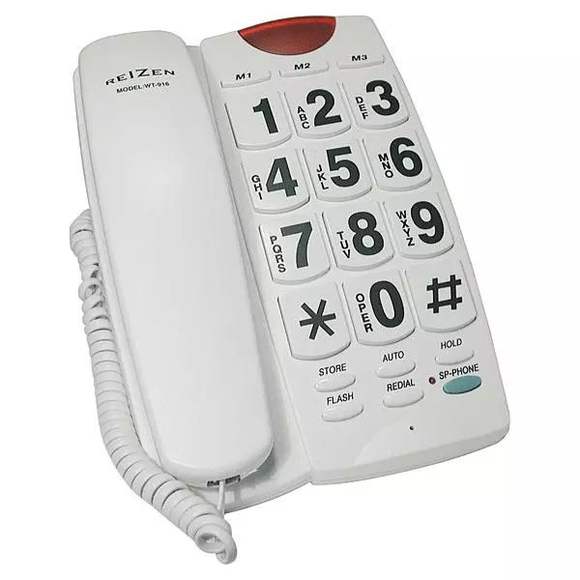 Телефон Reizen С Большими Кнопками (9254552,3055506), Белый