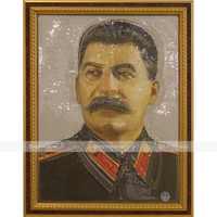Портрет 3D Революционный деятель Сталин И.В., тактильный