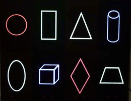 Панель «Цветные фигуры 8»