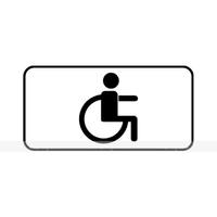 Дорожный знак 8.17 «Инвалиды», светоотражающий
