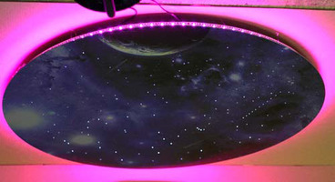 Подвесной потолочный модуль «Галактика 1200» со светодиодной подсветкой.