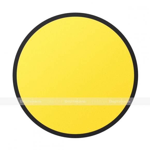 Круг контурный для контрастной маркировки дверных проемов, 200 мм, желтый