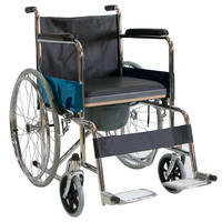 Кресло-коляска механическая с санитарным устройством FS681