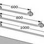 Поручень для МГН ПЛ-1-П0-С2-D38, 600 мм