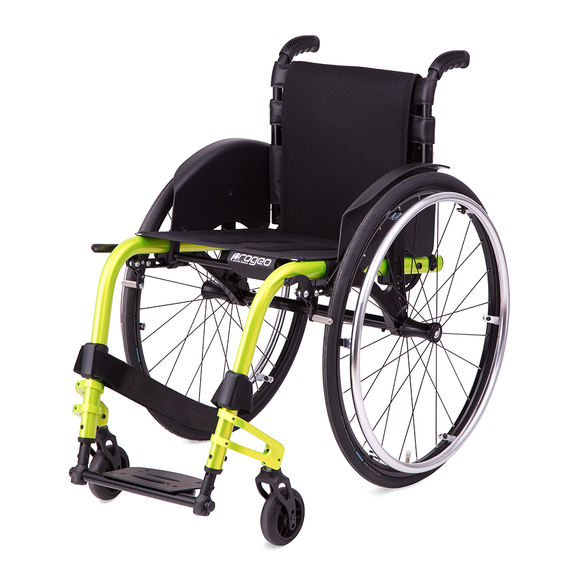 Кресло-коляска инвалидная Progeo Active Desing Joker (45 см, цвет рамы лайм)