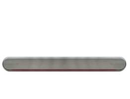 Тактильный индикатор из алюминиевого сплава с гладкой поверхностью  ПТ 35х290 (AL) I-0. 290 x 35 x 5
