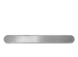 Тактильный индикатор из алюминиевого сплава с закругленными углами и с рифлёной поверхностью, ПТ 35х