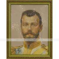 Портрет 3D Император Всероссийский Николай II, тактильный