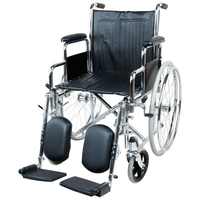 Кресло-коляска механическая Barry B4 (арт. 1618С0304S) с принадлежностями, 46 см