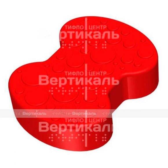 Объемная напольная мозаика Соединительный элемент 10710. 115 x 85 x 30мм