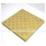 Плитка тактильная (непреодолимое препятствие, конусы шахматные), 55х300х300, бетон, жёлтый