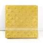 Плитка тактильная (непреодолимое препятствие, конусы шахматные), 55х300х300, бетон, жёлтый