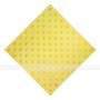 Плитка тактильная (непреодолимое препятствие, конусы шахматные), 55х500х500, бетон, жёлтый