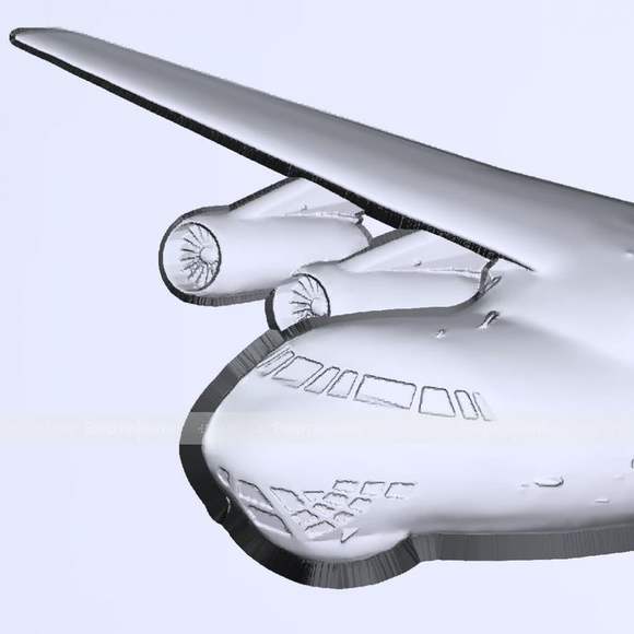 Картина 3D «Самолет ИЛ-76», тактильная